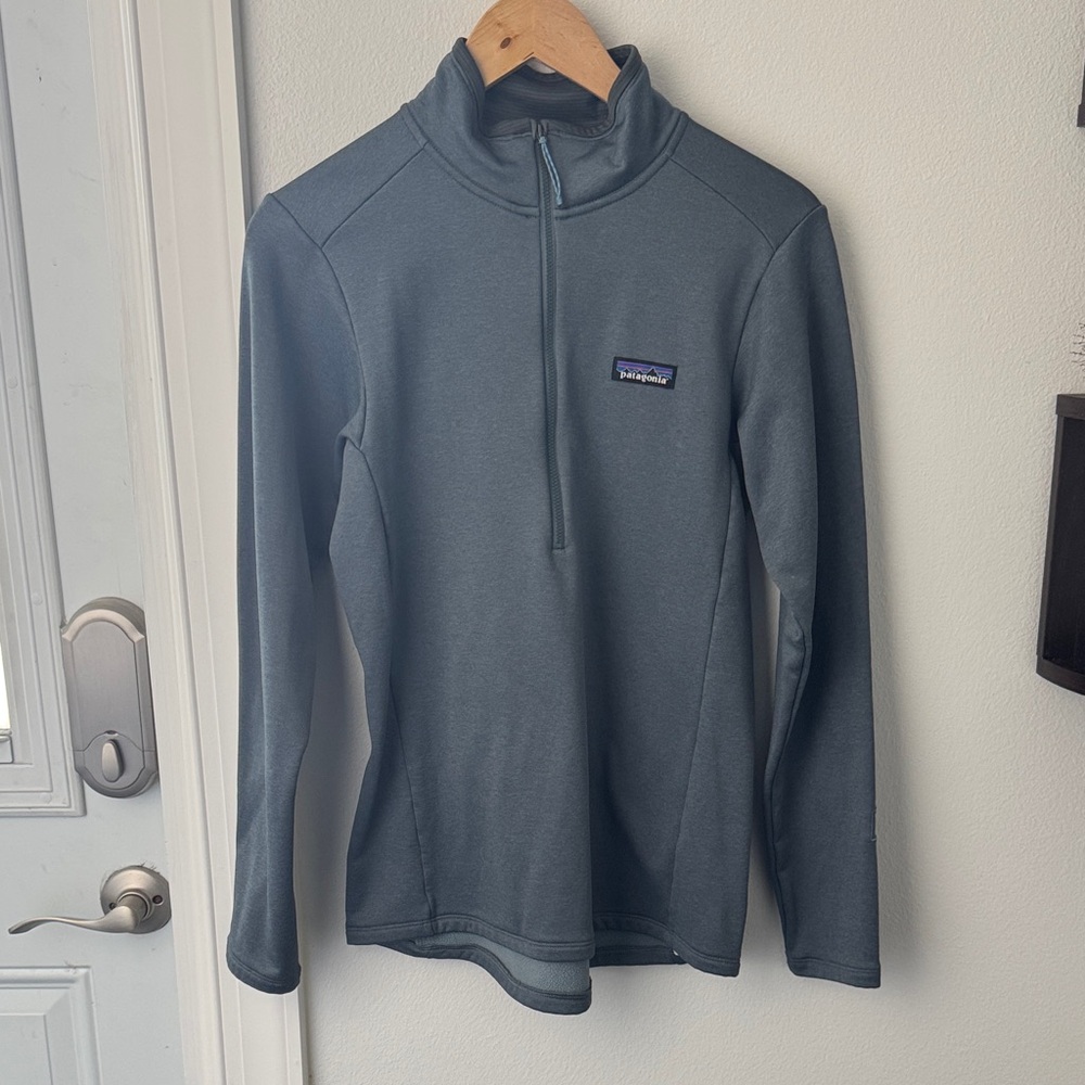 • Patagonia • W’s R1 Fleece Pullover Grey Medium